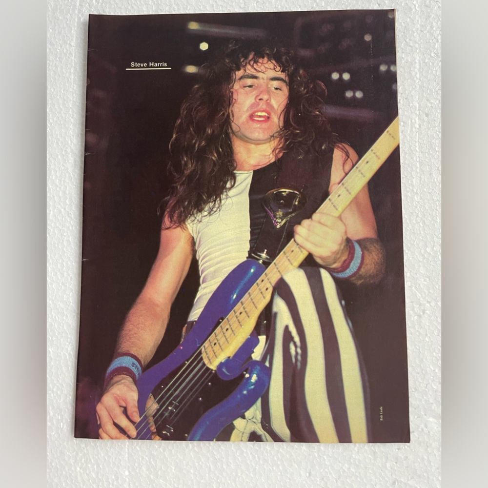Iron Maiden’s Steve Harris pinup
